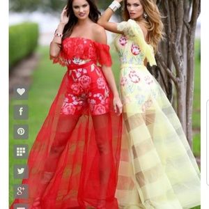 Envious Couture Prom  Off-The-Shoulder Gown